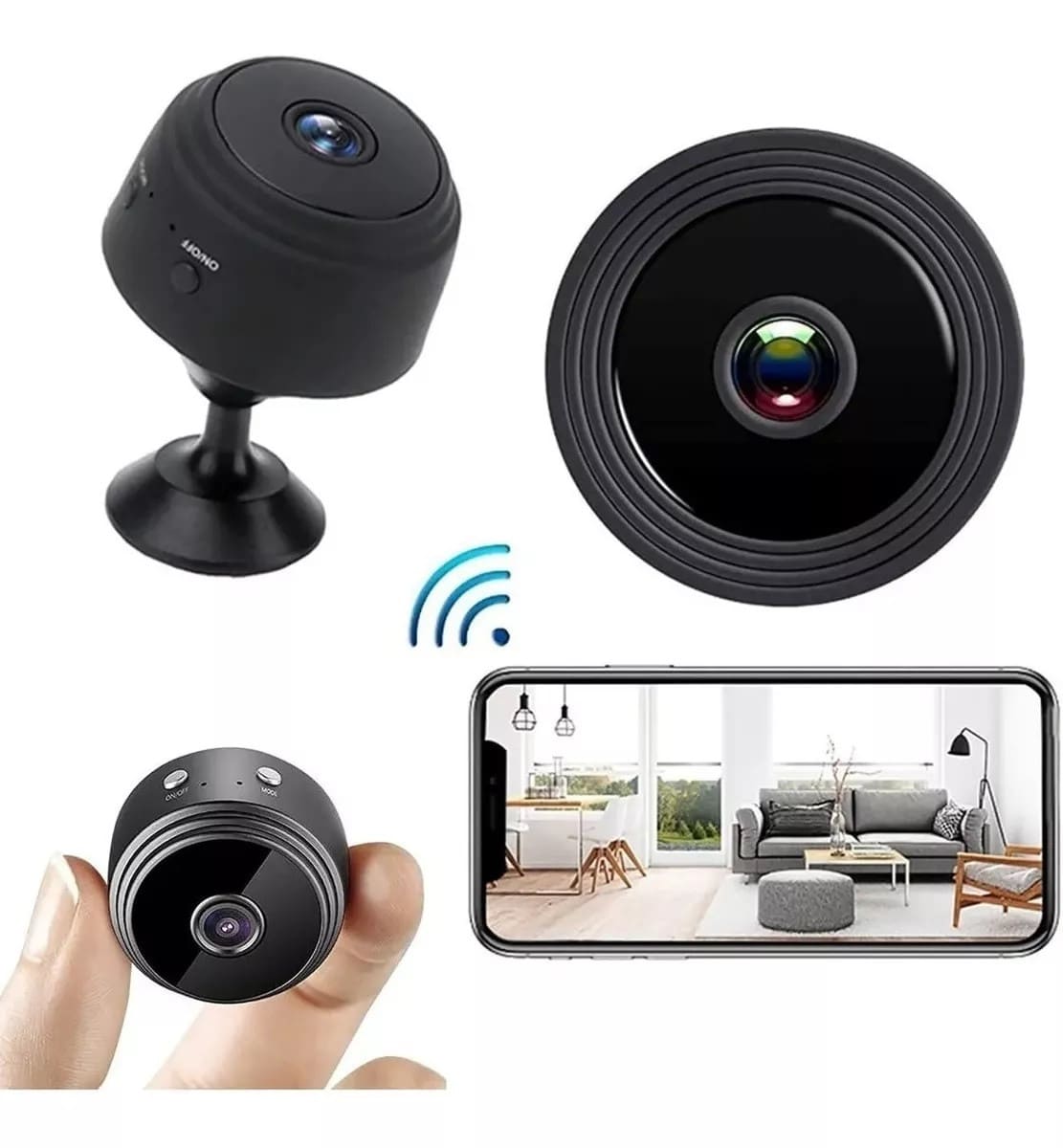 MINI CAMARA WIFI ESPIA HD