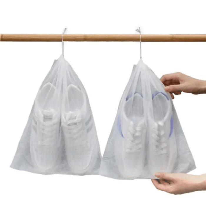 Bolsas reutilizables para guardar zapatos con cordón
