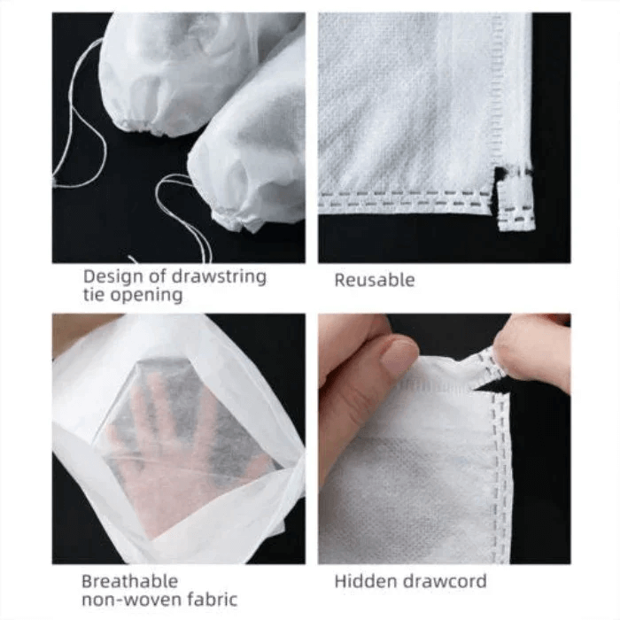 Bolsas reutilizables para guardar zapatos con cordón