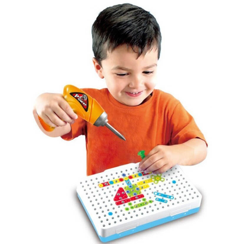 Juego creativo de puzle con taladro MASTER KID