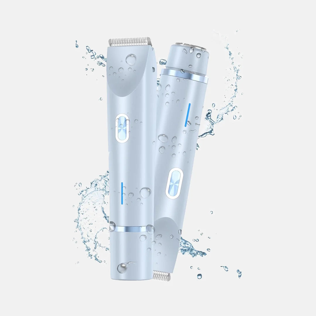 Recortadora de Vello 2 en 1 Indolora para Bikini - azul