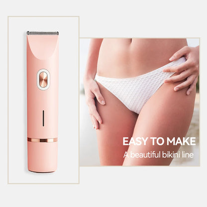 Recortadora de Vello 2 en 1 Indolora para Bikini - azul