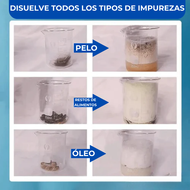 WILD TORNADO DESTAPADOR DE CAÑERIAS 3X1