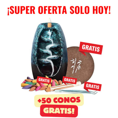 Cascada de Incienso RELAXPRO™ ( 50 inciensos de regalo + Tapete y pinzas )