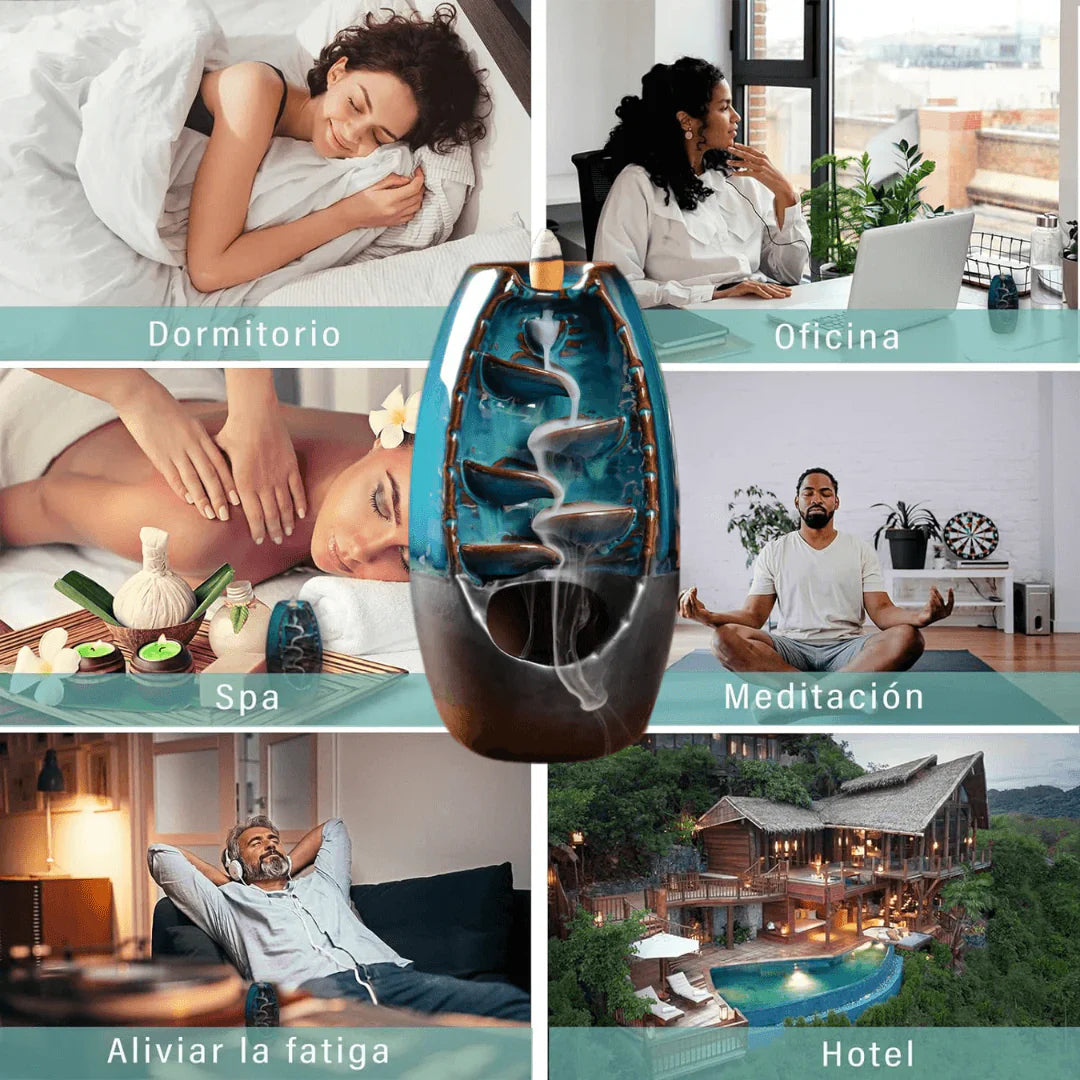 Cascada de Incienso RELAXPRO™ ( 50 inciensos de regalo + Tapete y pinzas )