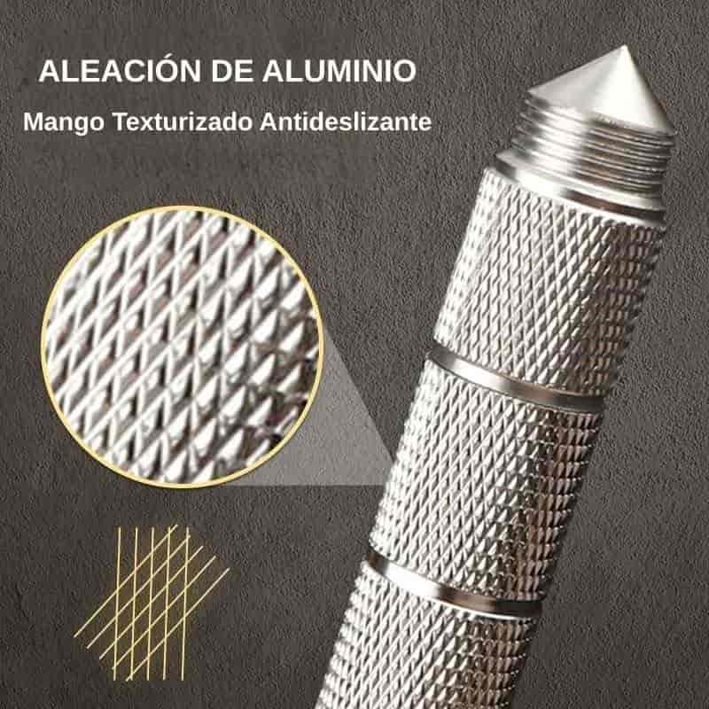 💥Nivel profesional🔥Navaja portátil desmontable con llavero - PLATA