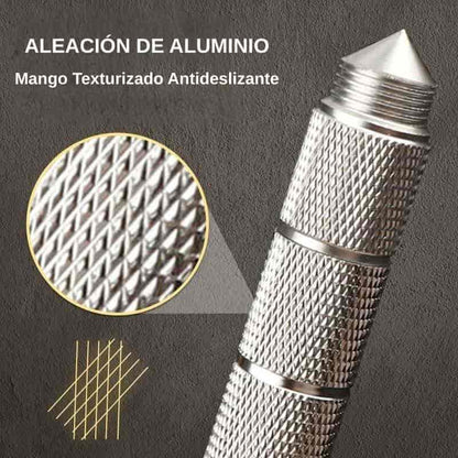 💥Nivel profesional🔥Navaja portátil desmontable con llavero - PLATA