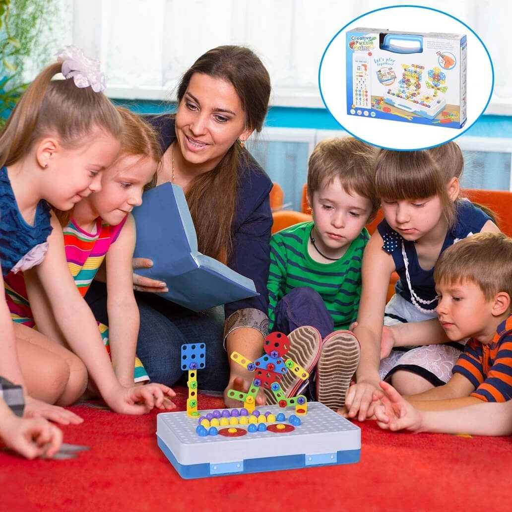 Juego creativo de puzle con taladro MASTER KID