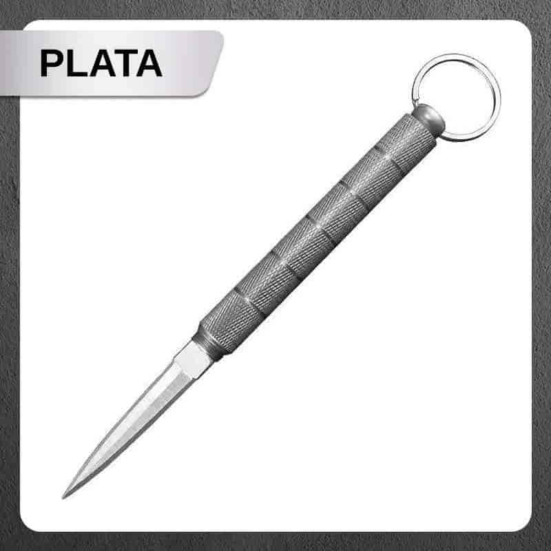 💥Nivel profesional🔥Navaja portátil desmontable con llavero - PLATA