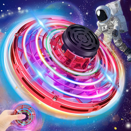 Mini OVNI con Luz Spinner