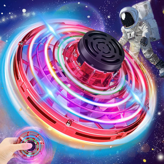 Mini OVNI con Luz Spinner