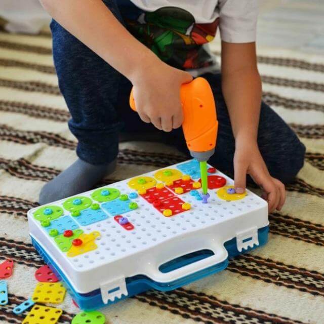 Juego creativo de puzle con taladro MASTER KID