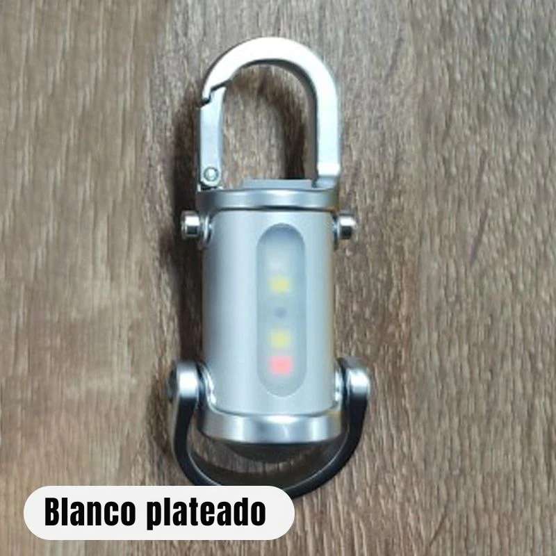 🔋🔑 Mini Cargador Portátil Llavero – Linterna LED Recargable 💡 Súper Brillante 🌟 e Impermeable 💦
