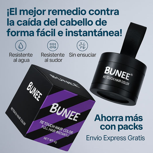 BUNEE®  — Camuflaje capilar profesional - Negro