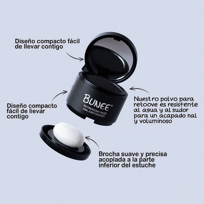 BUNEE®  — Camuflaje capilar profesional - Negro