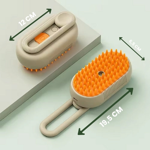 VAPOPELO - El cepillo de vapor que desenreda, limpia e hidrata el pelaje de tu gato en un solo paso