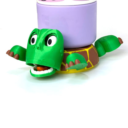 Posavasos de tortuga Wang Ba, juguete creativo y divertido.