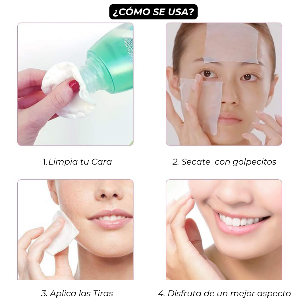 (PACK 100 Unidades) Tiras de Lifting facial efecto Natural "Buena Cara" l BeautySide™