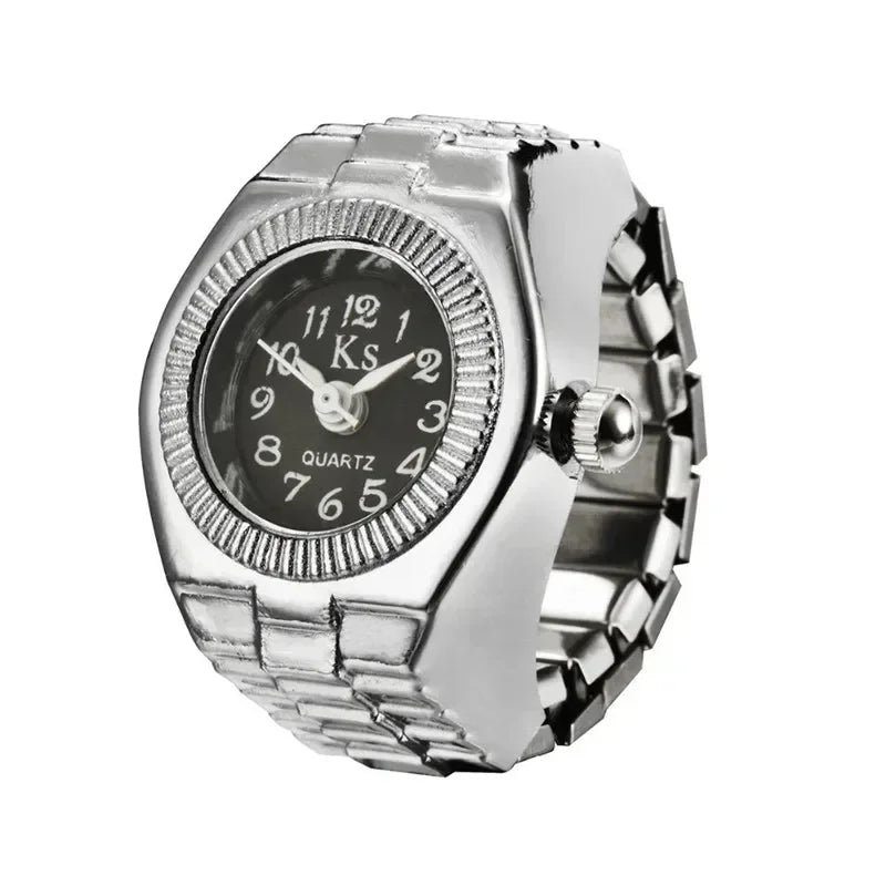 Anillo Reloj Retro Punk para Mujer y Hombre 🎁 Compra 2 y llévate 1 GRATIS 🎁