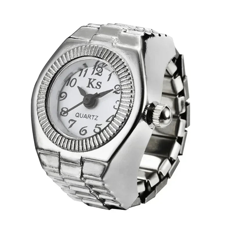 Anillo Reloj Retro Punk para Mujer y Hombre 🎁 Compra 2 y llévate 1 GRATIS 🎁