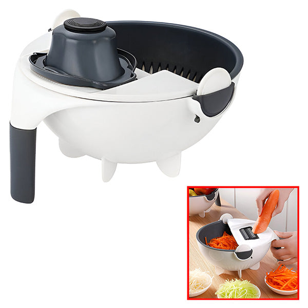 Cortador de Verduras 9 en 1 con cesta para escurrir | SORTEX