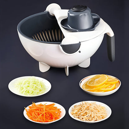 Cortador de Verduras 9 en 1 con cesta para escurrir | SORTEX