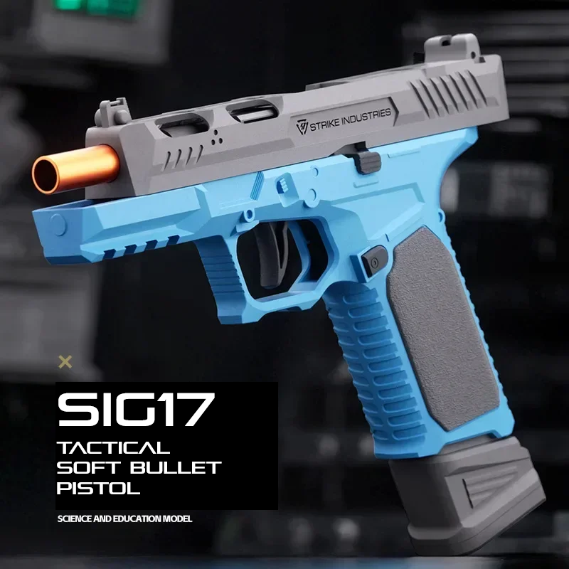 Pistola de Juguete Táctica Sig17 con Balas de Espuma