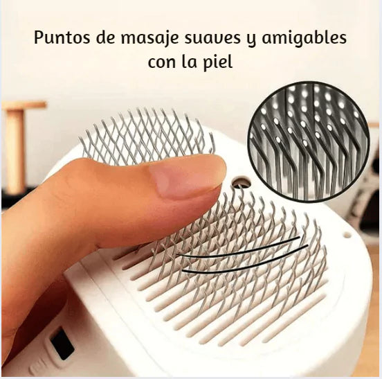 PetMaster™ Cepillo vapor de masaje para mascota 3 en 1