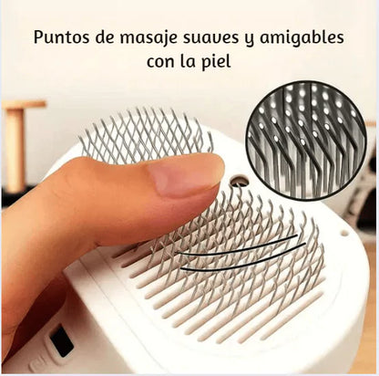 PetMaster™ Cepillo vapor de masaje para mascota 3 en 1