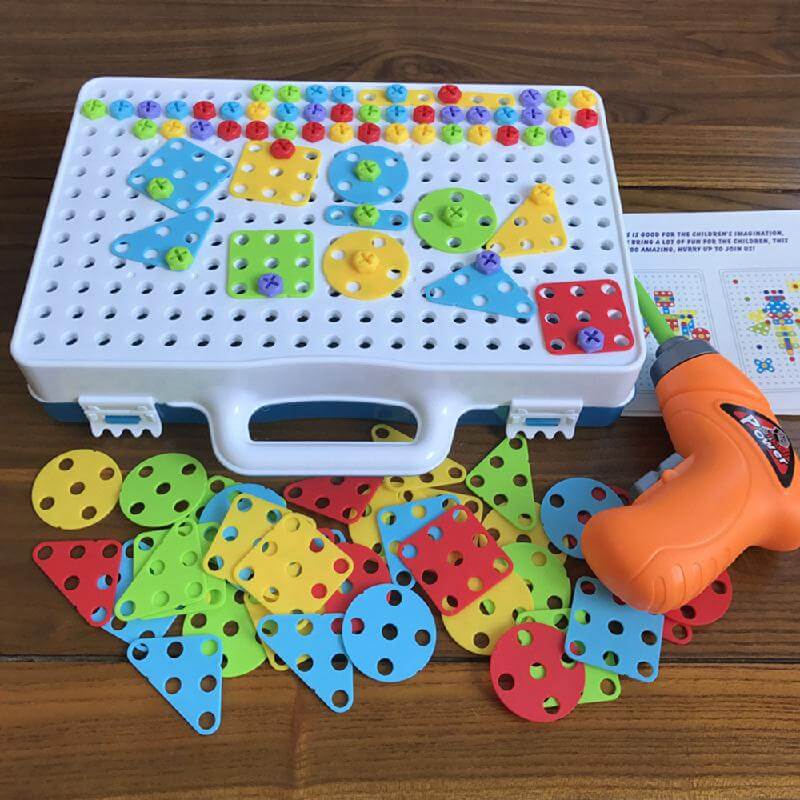 Juego creativo de puzle con taladro MASTER KID