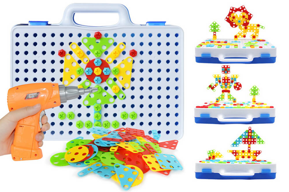 Juego creativo de puzle con taladro MASTER KID