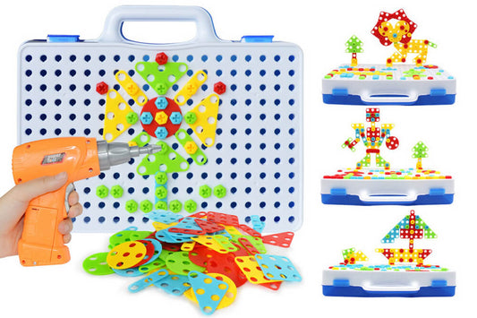 Juego creativo de puzle con taladro MASTER KID