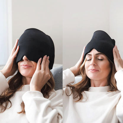 Máscara para migrañas de terapia frío y calor