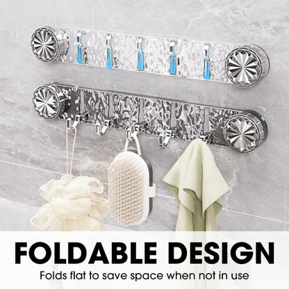 Organizador multifuncional y elegante con ganchos para colgar en la pared