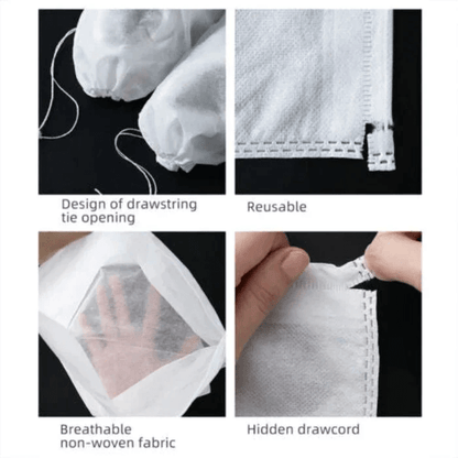 Bolsas reutilizables para guardar zapatos con cordón