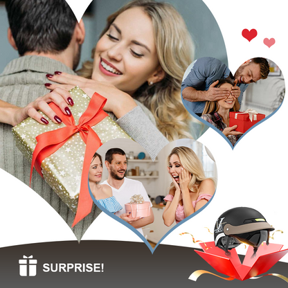 🛵 ¡50% DE DESCUENTO! ✨ Casco de Motocicleta Ligero y Transpirable - Protección contra Impactos con Certificación de Seguridad, Ideal para Ciudad o Carretera 🏍️🔒 - Negro